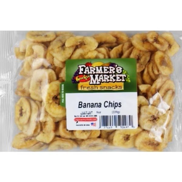 Banana Chips 8 oz., PK8, Farmers Market, Mfr#: 17430